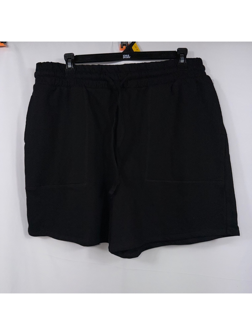 Zenana XL Black Cotton Sweat Shorts NWT